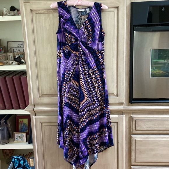 Chico's Dresses Chicos Dress Sz S Euc Summer Midi Poshmark